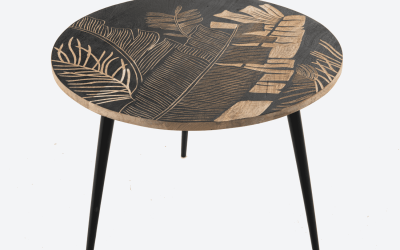 Table basse gravée – Grand modèle – Modèle d’exposition