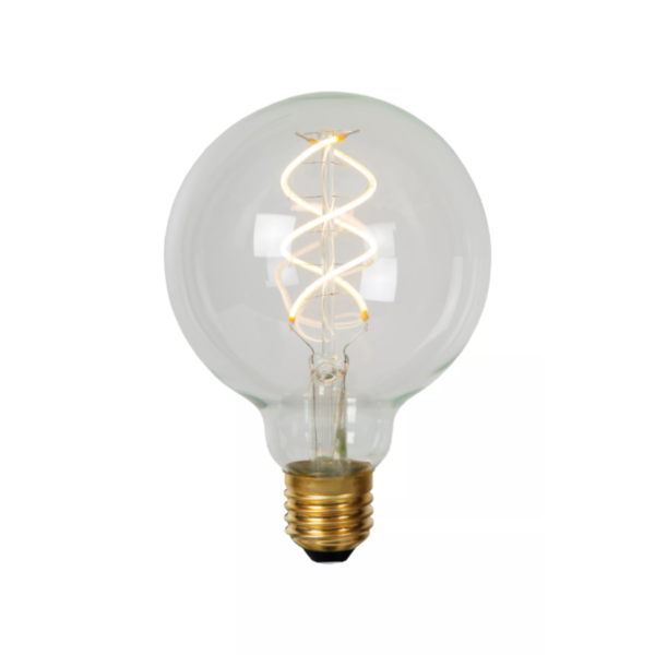 Ampoule LED E27 G95 - 4.9w 2700k - Transparente