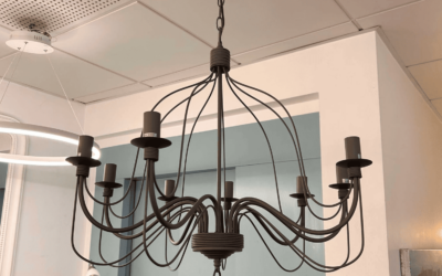 Lustre SYMPHONIE – 8 lumières – Modèle d’exposition