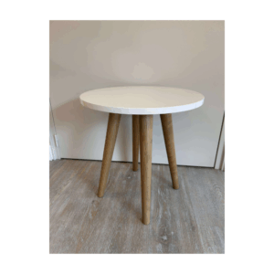 Table ronde trépied bois