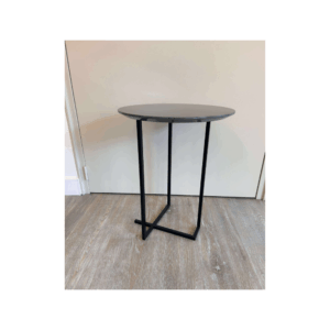 Table Ronde - Laquée grise