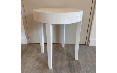 Table ronde – Laquée