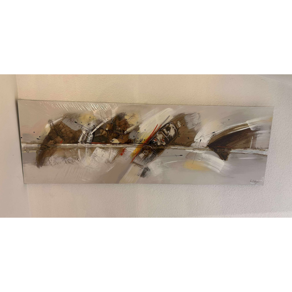 Tableau Abstrait Marron