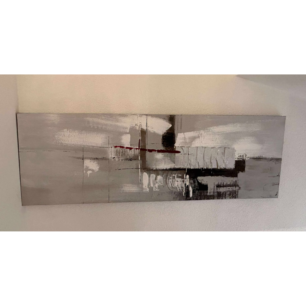 Tableau Abstrait gris