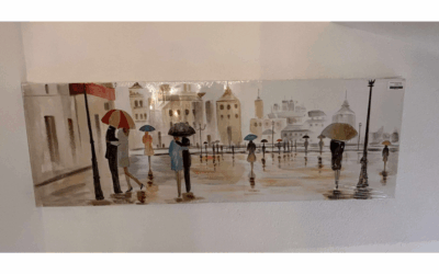 Tableau Urbain Parapluies